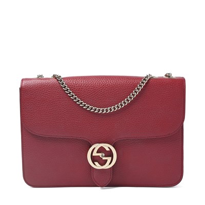 Lot 417 - Gucci, a medium Dollar Interlocking GG handbag.