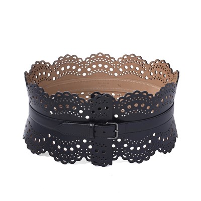 Lot 252 - Alaia, a Vienne laser-cut corset belt.