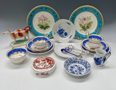 Lot 36 - A collection of British and European ceramics,...