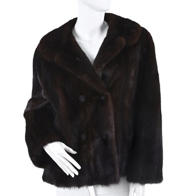 Lot 623 - Maurice Velody, a dark ranch mink jacket.