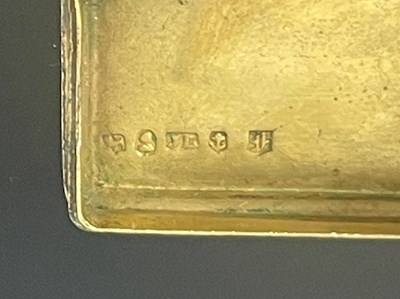 Lot 147 - A George IV silver gilt castle top vinaigrette,...