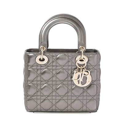 Lot 372 - Christian Dior, a small Lady Dior handbag.