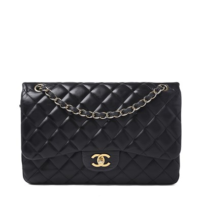 Lot 291 - Chanel, a Jumbo Classic Double Flap handbag.
