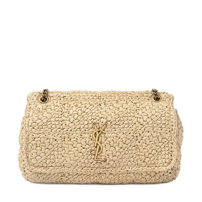 Lot 564 - Saint Laurent, a Jamie Raffia shoulder bag.