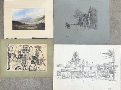 Lot 634 - A modernist architectural drawing, second half...