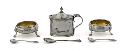 Lot 265 - A group of hallmarked silver, to include two...