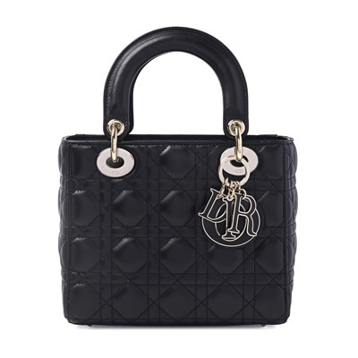 Lot 369 - Christian Dior, a small Lady Dior handbag.