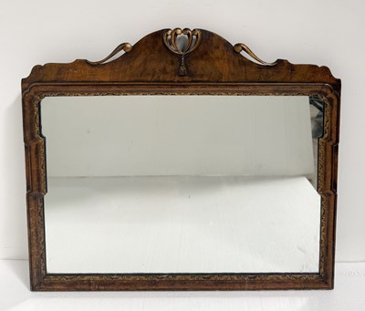 Lot 722 - A Queen Anne or early Georgian style mirror,...