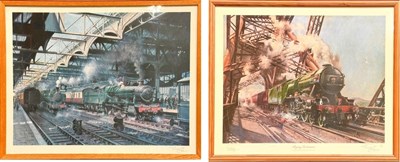 Lot 589 - Terence Cuneo (British, 1907-1996), 'Snow Hill...