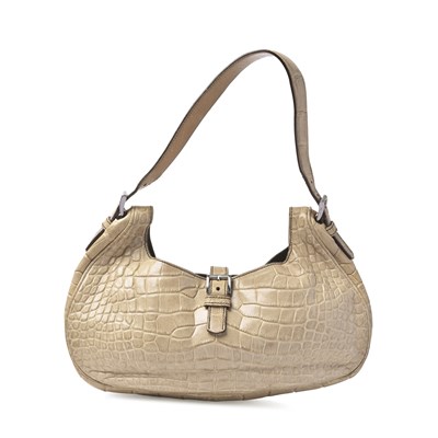 Lot 541 - Prada, a crocodile hobo handbag.