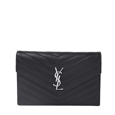 Lot 566 - Saint Laurent, a Cassandre Envelope Chain wallet.