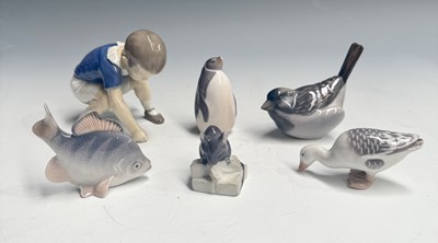Lot 101 - A collection of Royal Copenhagen and Bing &...