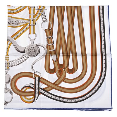 Lot 463 - Hermes, a Grand Tralala silk scarf.