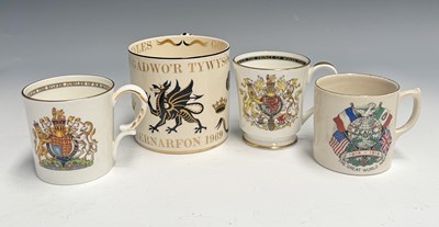 Lot 187 - Correction: A collection of commemorative mugs...