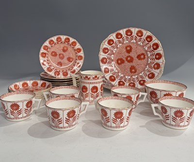 Lot 10 - A Minton part tea service, Aesthetic Movement...