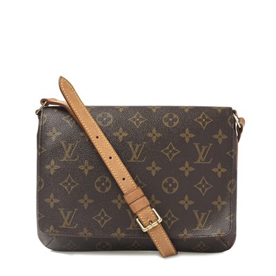 Lot 481 - Louis Vuitton, a monogram Mustte Tango handbag.