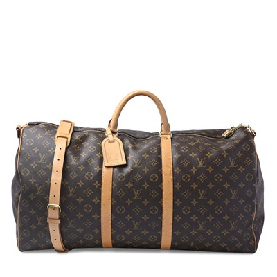 Lot 509 - Louis Vuitton, a monogram Keppall Bandouliere 60 luggage bag.