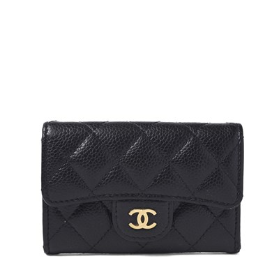 Lot 327 - Chanel, a small Timeless Classic Flap wallet.