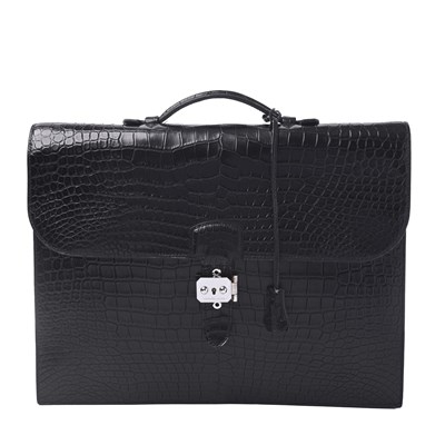Lot 445 - Hermes, a 2010 Sac a Depeches briefcase.