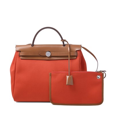 Lot 448 - Hermes, a 2022 Herbag PM handbag w/pouch.