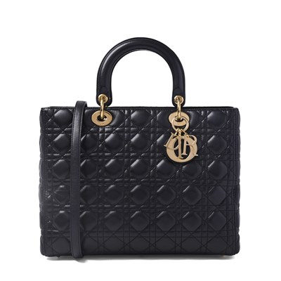 Lot 375 - Christian Dior, a Lady Dior GM handbag.