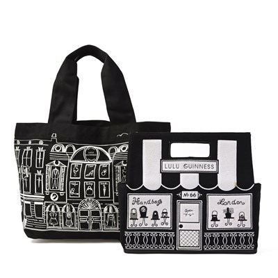 Lot 521 - Lulu Guinness, two Shopfont handbags.
