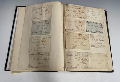 Lot 318 - An extensive album of correspondence, ex...
