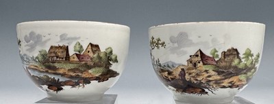 Lot 179 - Two 18th century German porcelain Furstenburg...