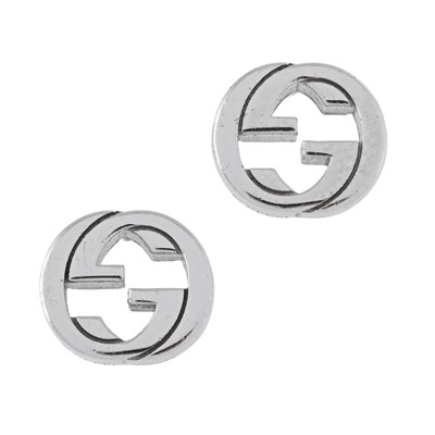 Lot 438 - Gucci, a pair of stud earrings.