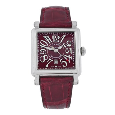 Lot 215 - Franck Muller, a stainless steel Conquistador Cortez wrist watch