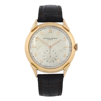 Lot 247 - Vacheron Constantin, a rose metal wrist watch