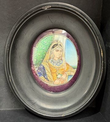 Lot 450 - Indian School, a 19th century portrait...