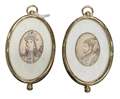 Lot 449 - Indian School, a pair of late 19th...