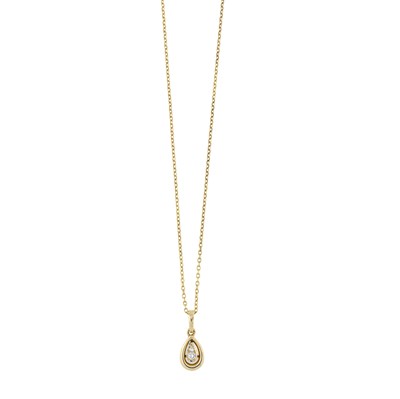 Lot 141 - Christian Dior, a brilliant-cut diamond pendant necklace