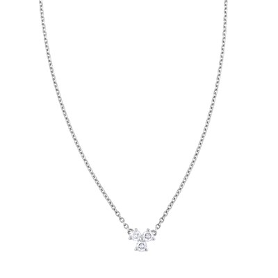 Lot 120 - Tiffany & Co., an Aria brilliant-cut diamond pendant necklace