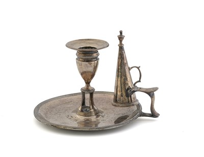Lot 322 - A George III silver chamberstick, by Timothy...