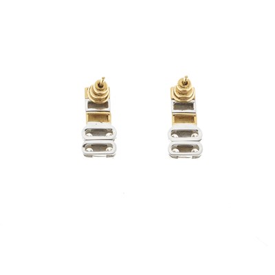 Lot 59 - A set of 18ct bi-colour gold diamond jewellery