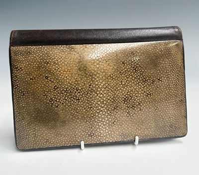 Lot 166 - A shagreen evening bag