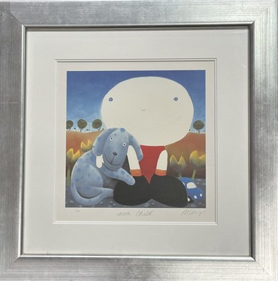 Lot 400 - Mackenzie Thorpe (British, 1956), With Child,...