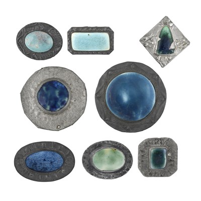 Lot 307 - Ruskin, a collection of Arts and Crafts metal...