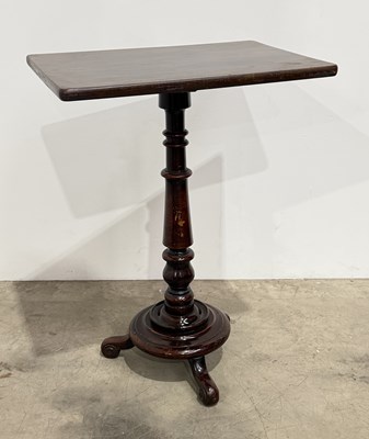 Lot 463 - A mid 19th century mahogany and side/lamp...
