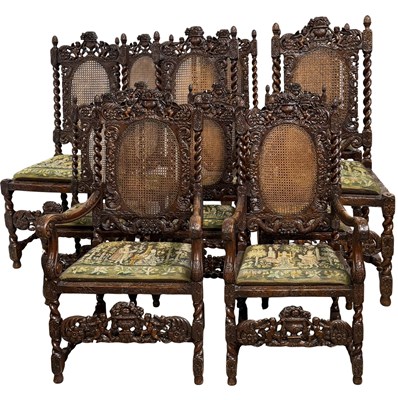 Lot 492 - A late 19th/early 20th century set of eight...