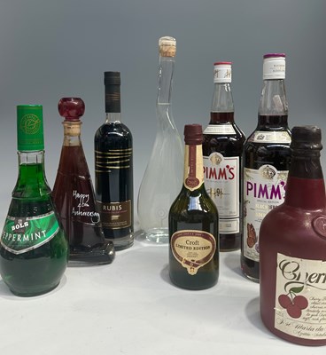 Lot 37 - A collection of spirits including: U'Luvka...