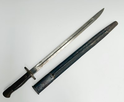 Lot 140 - A World War One issued bayonet, 1907 pattern,...