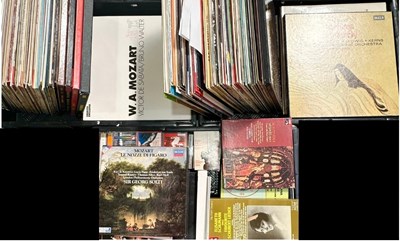 Lot 45 - A large collection of classical music LP...