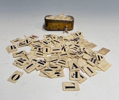 Lot 168 - A set of Victorian 19th-century bone Alphabet...