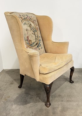 Lot 476 - An early 20th century Queen Anne style...