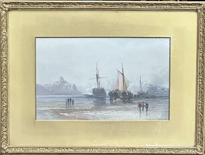 Lot 379 - Paul Marny (French, 1829–1914), 'Yport...