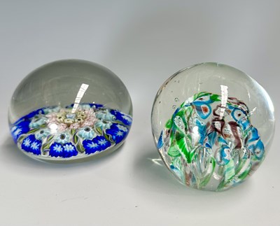 Lot 121 - Two millefiori paperweights, Ysart, Perthshire...