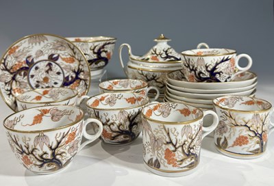 Lot 14 - New Hall, an extensive part tea service,...